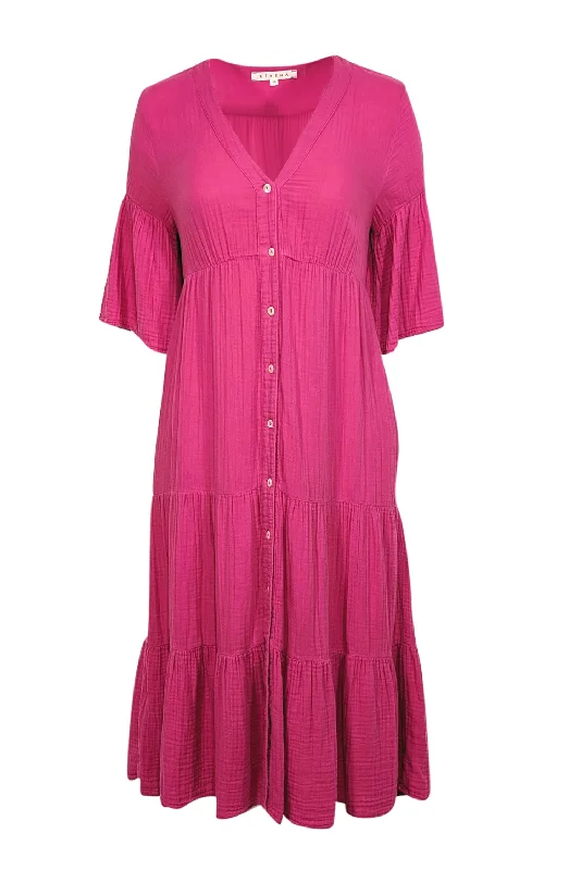 Sheath Women Dress with a Tailored Fit for a Professional Look Sheath Women Dress with a Tailored Fit for a Professional Look Xirena - Lipstick Pink Tiered Gauze Midi Dress Sz XS Sheath Women Dress with a Tailored Fit for a Professional Look Sheath Women Dress with a Tailored Fit for a Professional Look Xirena - Lipstick Pink Tiered Gauze Midi Dress Sz XS