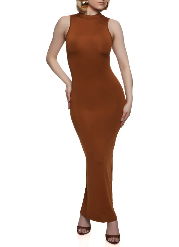 Maxi dresses with a halter neck for a stylish and sophisticated choiceDaisy Sleeveless Mock Neck Maxi Dress Maxi dresses with a halter neck for a stylish and sophisticated choiceDaisy Sleeveless Mock Neck Maxi Dress