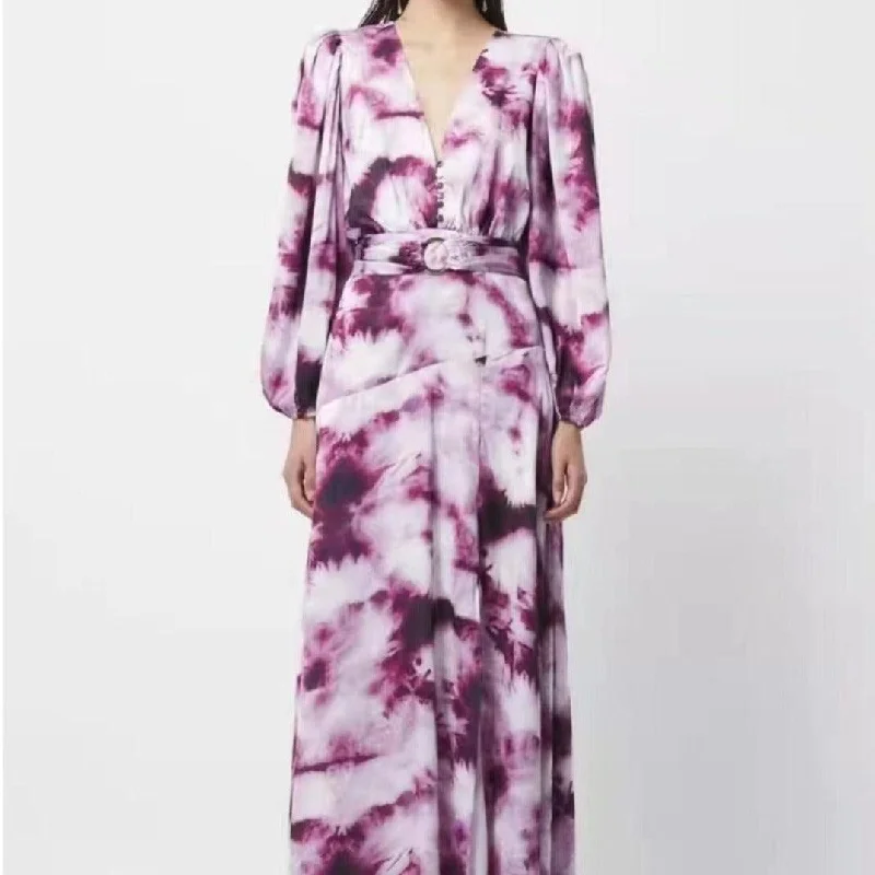 Linen maxi dresses for a breathable and lightweight summer optionKittenAlarm - Larraine Allover Print Maxi Dress Linen maxi dresses for a breathable and lightweight summer optionKittenAlarm - Larraine Allover Print Maxi Dress