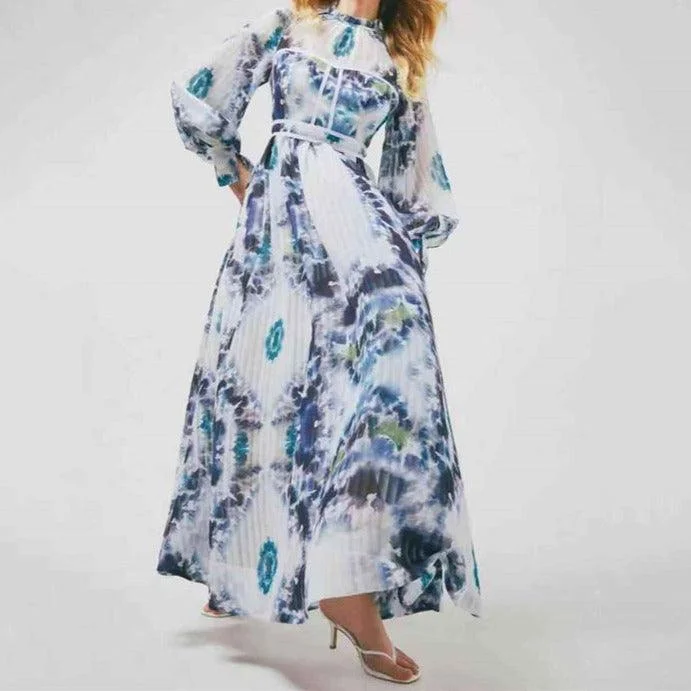 Maxi dresses with pocket details for added functionalityKittenAlarm - Talitha Tie-dye Poet Sleeves Maxi Dress Maxi dresses with pocket details for added functionalityKittenAlarm - Talitha Tie-dye Poet Sleeves Maxi Dress