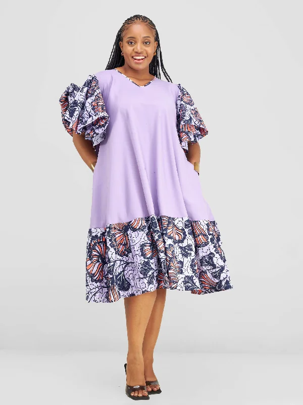Midi dresses with belted waists to accentuate the figureOasis Flared Lilac Dress - Lilac Midi dresses with belted waists to accentuate the figureOasis Flared Lilac Dress - Lilac