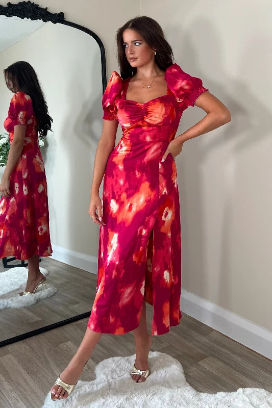 Midi dresses with patchwork patterns for a one - of - a - kind styleLillian Rose Abstract Sweetheart Midi Dress Midi dresses with patchwork patterns for a one - of - a - kind styleLillian Rose Abstract Sweetheart Midi Dress