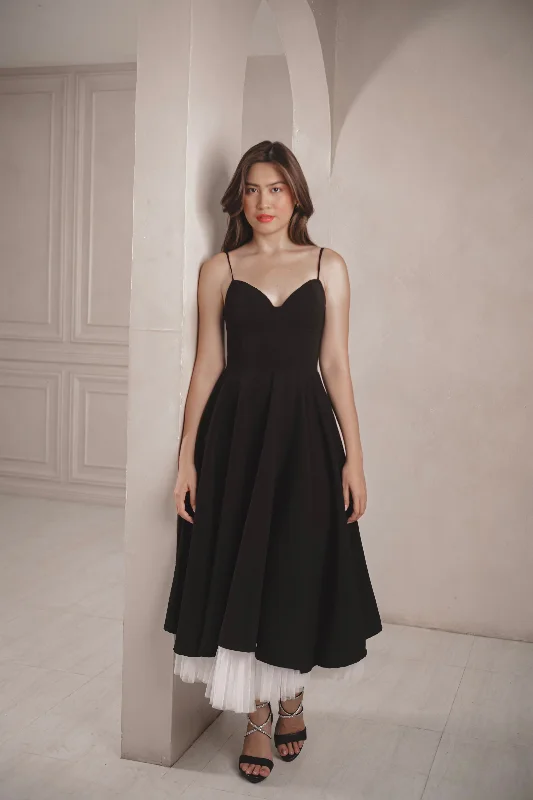 Midi dresses with ruched bodices for a feminine and fitted feelMaureen