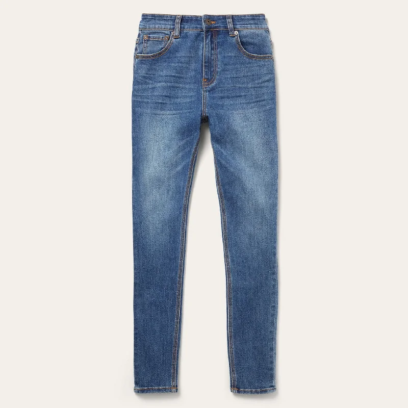 Distressed Denim Top for a Trendy and Edgy Look902 High Waist Skinny Fit Jeans