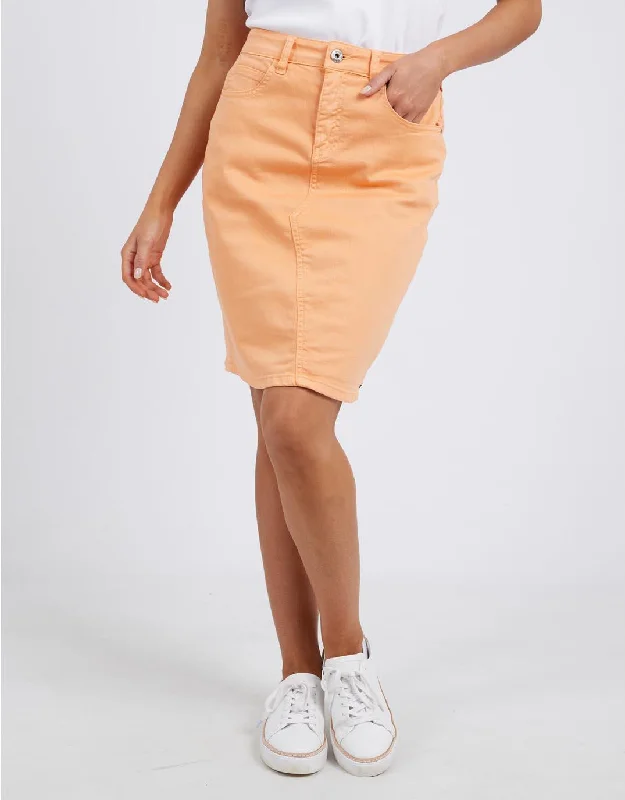 Patchwork Denim Top with a Unique and Artistic AppealBelle Denim Skirt - Mango