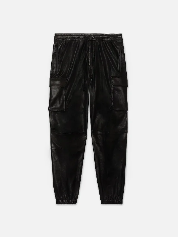 Denim Top for a Music Festival with a Rock - n - Roll VibeCargo Leather Pant -- Noir Denim Top for a Music Festival with a Rock - n - Roll VibeCargo Leather Pant -- Noir
