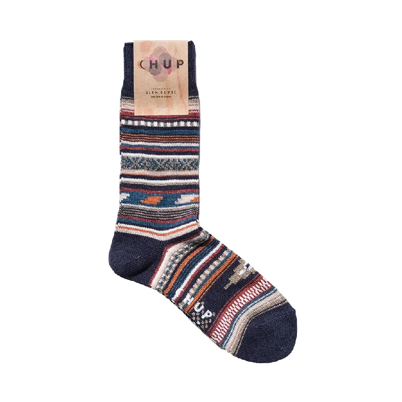 Denim Top for a Beachside Picnic with a Laid - Back StyleChup Socks Monument Valley (Indigo) Denim Top for a Beachside Picnic with a Laid - Back StyleChup Socks Monument Valley (Indigo)