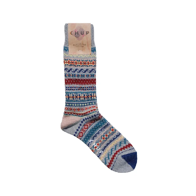 Button - Down Denim Top with a Classic DesignChup Socks Sound Wave (Light Gray)