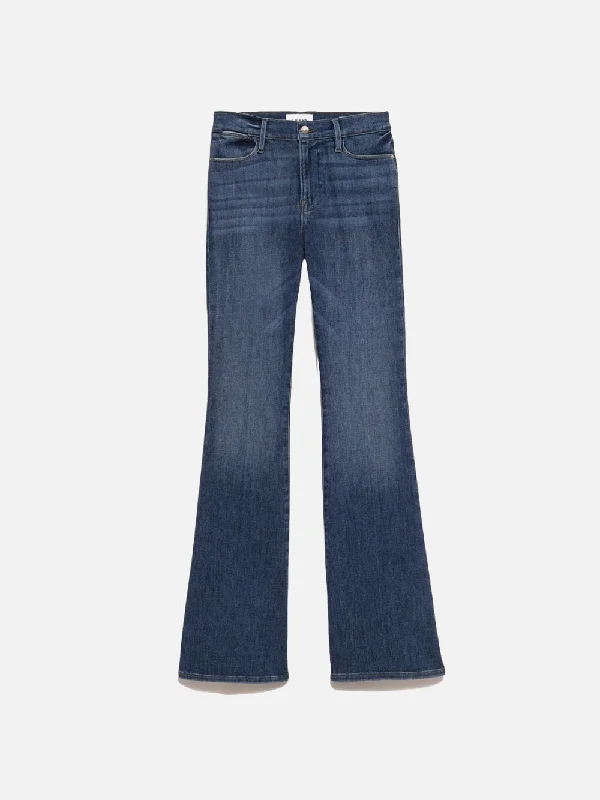 Cropped Denim Top to Pair with High - Waisted BottomsLe Pixie High Flare -- Bestia