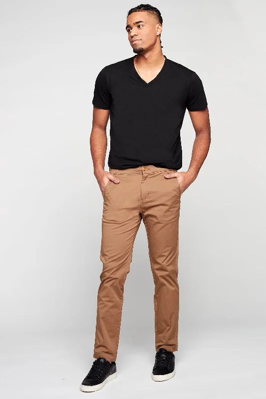 Denim Top with a Belted Waist for a Defined SilhouetteMARLEY - Slim Fit Chinos - Tobacco Denim Top with a Belted Waist for a Defined SilhouetteMARLEY - Slim Fit Chinos - Tobacco