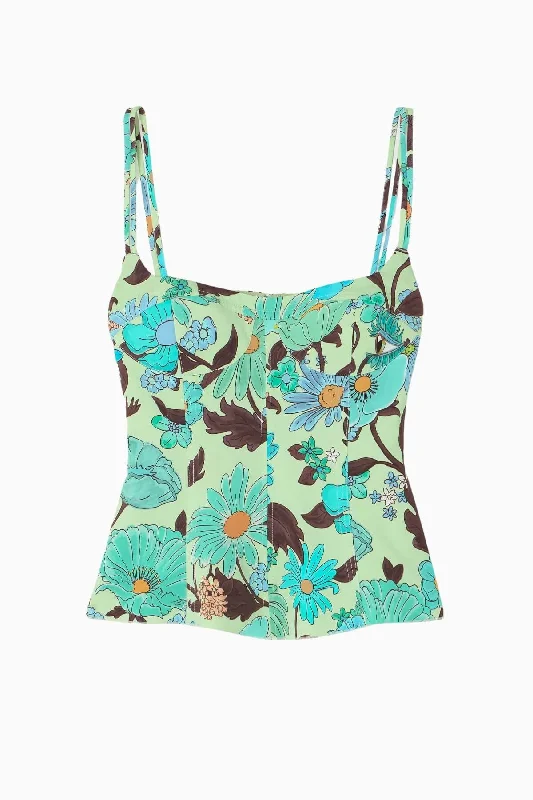 Distressed Denim Top for a Trendy and Edgy LookStella McCartney Garden Print Peplum Top - Multi Mint Distressed Denim Top for a Trendy and Edgy LookStella McCartney Garden Print Peplum Top - Multi Mint