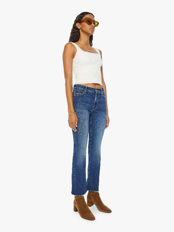 Plus - Size Denim Top for a Comfortable and Stylish FitThe Outsider Ankle Fray - Uncharted Waters Plus - Size Denim Top for a Comfortable and Stylish FitThe Outsider Ankle Fray - Uncharted Waters