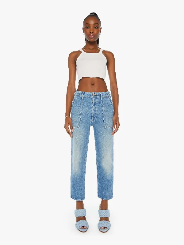 Studded Denim Top for a Glamorous and Bold StyleThe Patch Pocket Private Flood - Flag Me Down Studded Denim Top for a Glamorous and Bold StyleThe Patch Pocket Private Flood - Flag Me Down