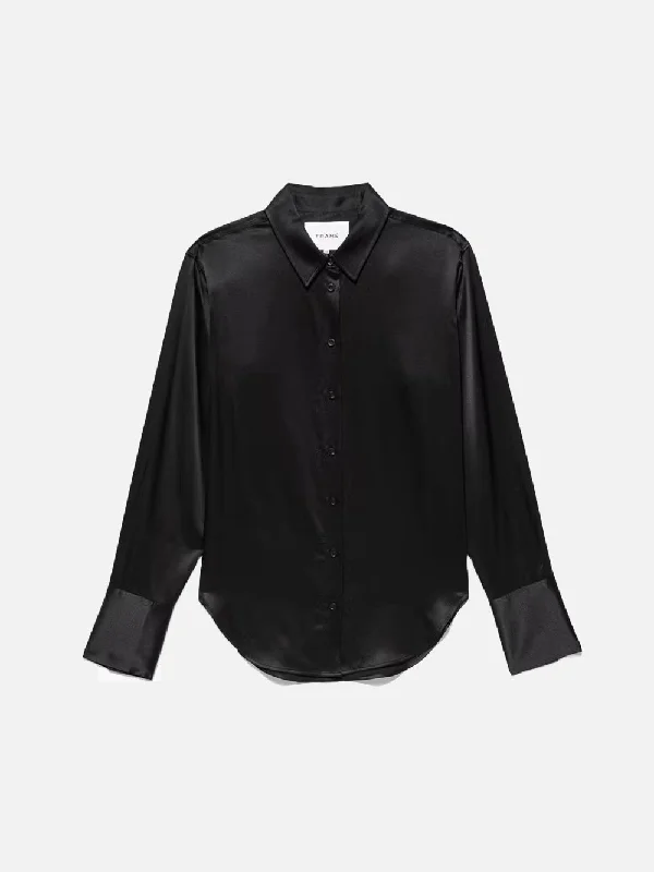 Studded Denim Top for a Glamorous and Bold StyleThe Standard Shirt -- Noir