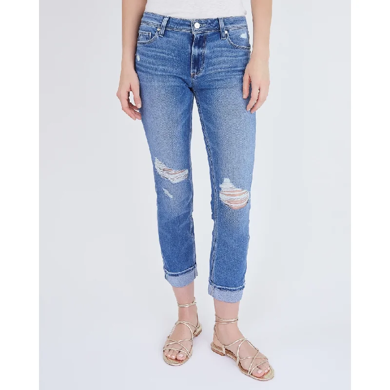 Women's pants with adjustable cuffs Dark - wash women jeans for a sophisticated and slimming effect Brigitte Women's pants with adjustable cuffs Dark - wash women jeans for a sophisticated and slimming effect Brigitte