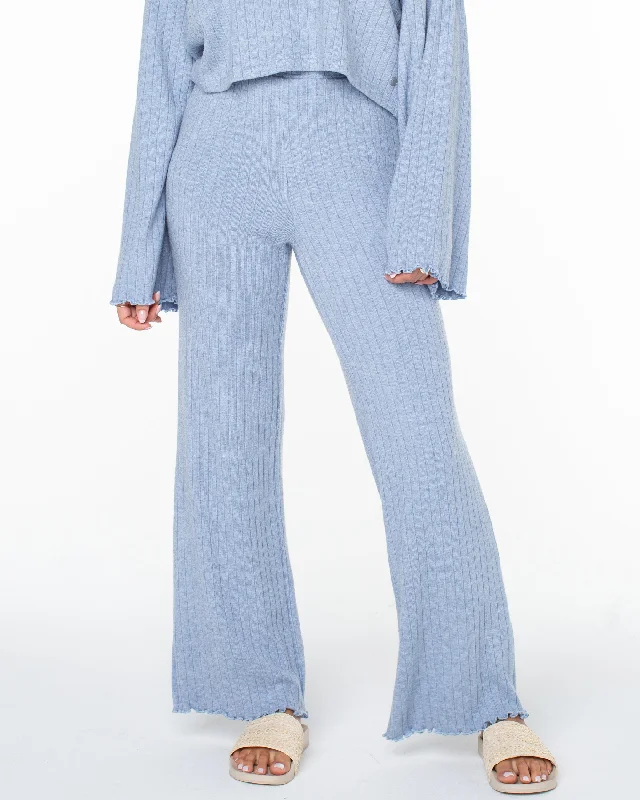 Women's eco - friendly organic pants Mom jeans for a nostalgic and casual look Cool Serenity Fleece Pants - Infinity Blue Women's eco - friendly organic pants Mom jeans for a nostalgic and casual look Cool Serenity Fleece Pants - Infinity Blue