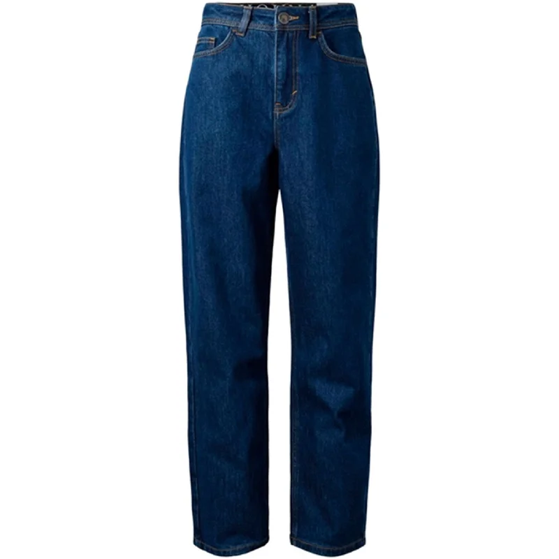 Women's designer brand pants High - rise flare women jeans for a 70s - inspired look HOUNd Baggy Jeans Blue Denim Women's designer brand pants High - rise flare women jeans for a 70s - inspired look HOUNd Baggy Jeans Blue Denim