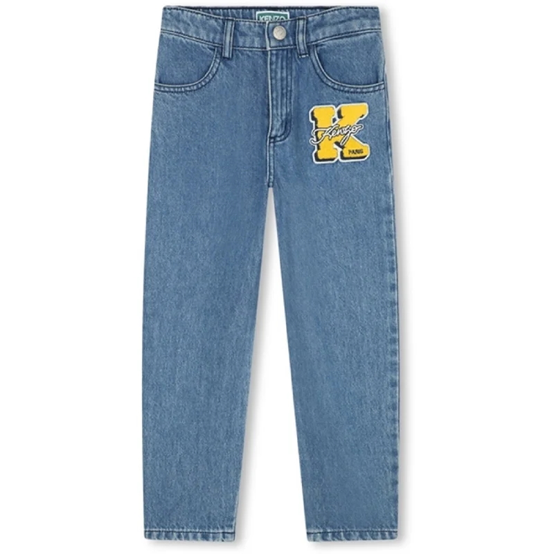 Women's low - rise denim pants Distressed women jeans for a trendy and edgy look Kenzo Bleach Denim Jeans Women's low - rise denim pants Distressed women jeans for a trendy and edgy look Kenzo Bleach Denim Jeans
