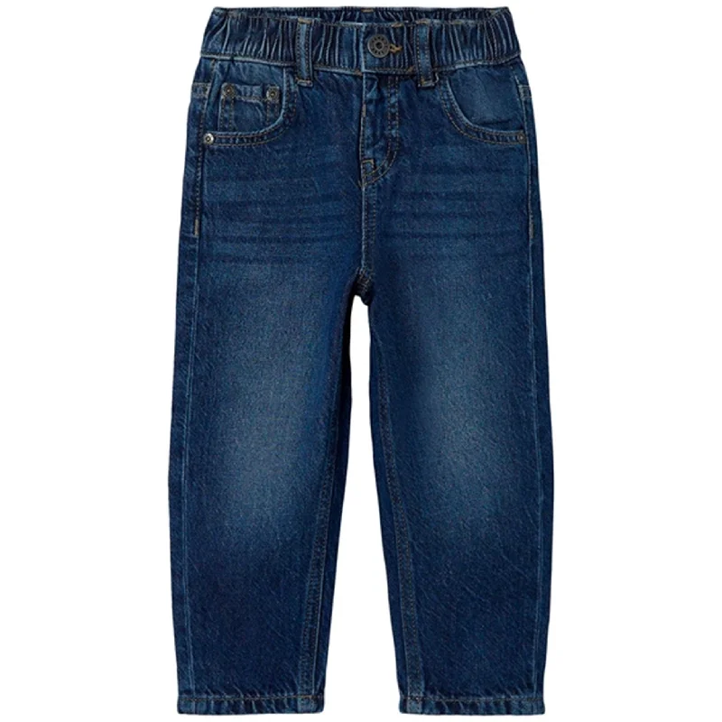 Women's denim shorts - style pants Light - wash women jeans for a fresh and summery appearance Name it Dark Blue Denim Sydney Tapered Jeans Noos