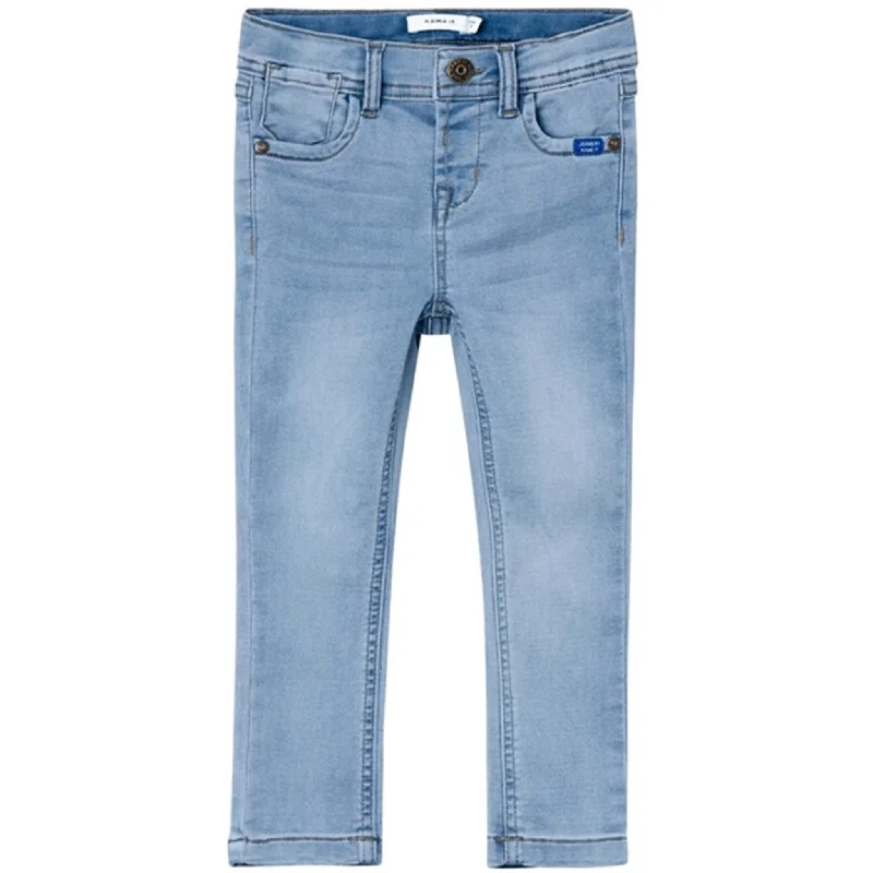 Women's pants with mesh panels Jeggings women jeans combining the comfort of leggings and style of jeans Name it Light Blue Denim Silas Slim Sweat Jeans Noos Women's pants with mesh panels Jeggings women jeans combining the comfort of leggings and style of jeans Name it Light Blue Denim Silas Slim Sweat Jeans Noos