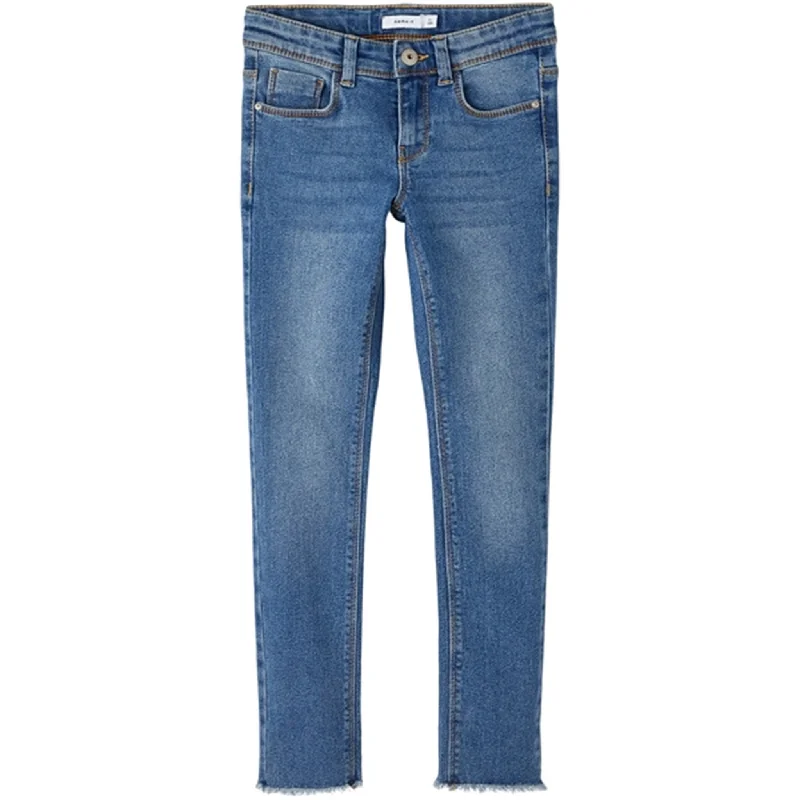 Women's pants for running Wide - leg women jeans for a modern and relaxed vibe Name it Medium Blue Denim Polly Skinny Jeans Noos Women's pants for running Wide - leg women jeans for a modern and relaxed vibe Name it Medium Blue Denim Polly Skinny Jeans Noos