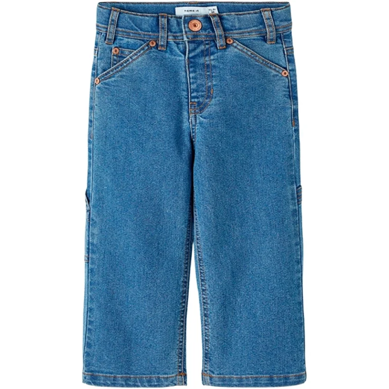 Women's ruffled hem dress pants Cargo women jeans with multiple pockets for added functionality Name it Medium Blue Denim Ryan Straight Jeans Noos Women's ruffled hem dress pants Cargo women jeans with multiple pockets for added functionality Name it Medium Blue Denim Ryan Straight Jeans Noos