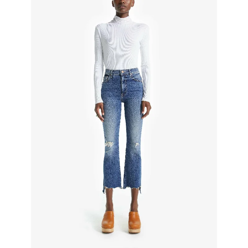 Women's pants for dancing Acid - wash women jeans with a retro finish The Insider Crop Step Chew Women's pants for dancing Acid - wash women jeans with a retro finish The Insider Crop Step Chew