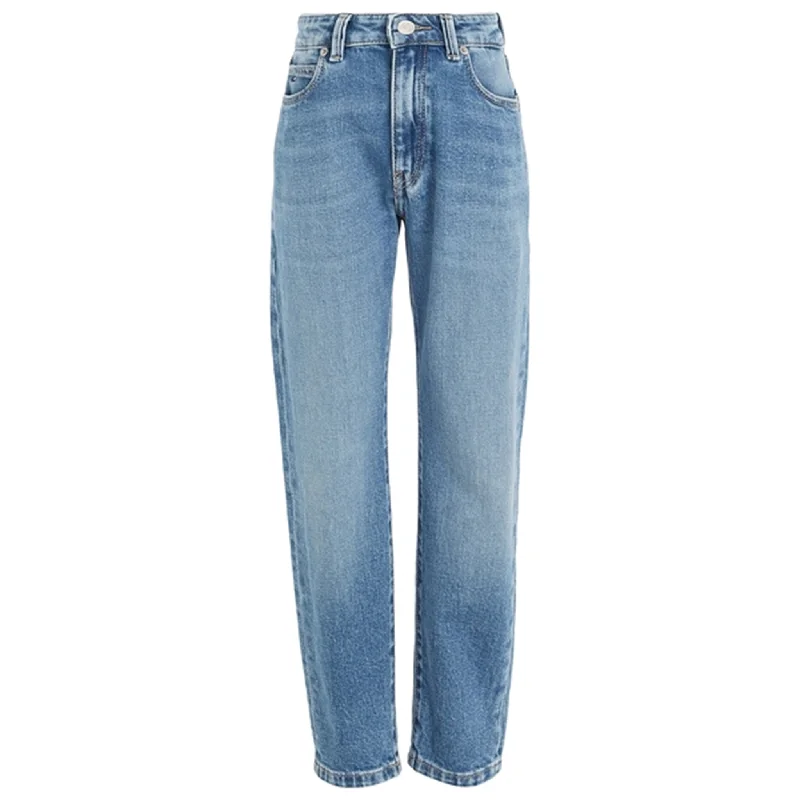 Women's pants with quick - dry fabric Button - fly women jeans with a traditional touch Tommy Hilfiger Modern Straight Mid Blue Wash Jeans Openendmid Women's pants with quick - dry fabric Button - fly women jeans with a traditional touch Tommy Hilfiger Modern Straight Mid Blue Wash Jeans Openendmid