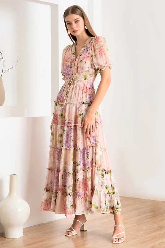 Maxi dresses with a halter neck for a stylish and sophisticated choiceFARRAH DRESS