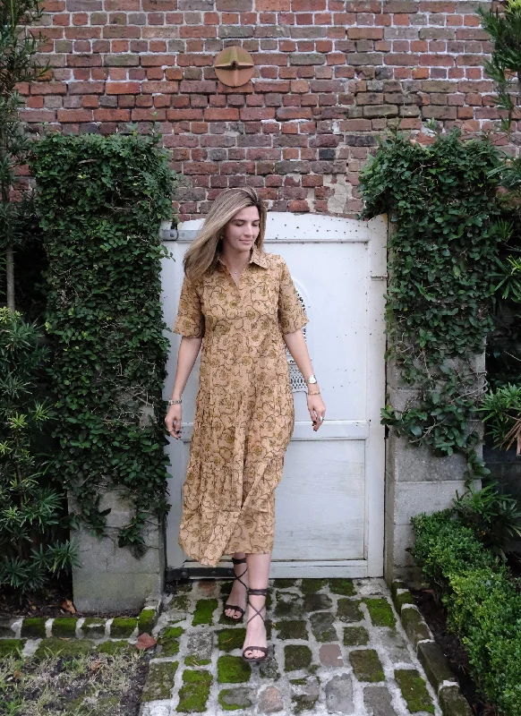 Maxi dresses with polka dot prints for a playful styleGrace Maxi Dress Leopard Vine