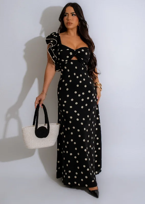 Animal print maxi dresses for a statement - making outfitI Always Come Back Maxi Dress Black Animal print maxi dresses for a statement - making outfitI Always Come Back Maxi Dress Black
