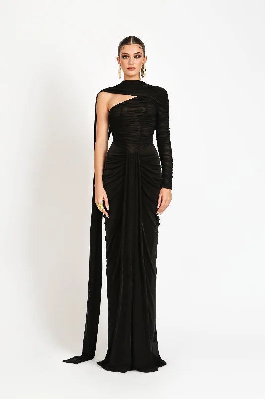 Animal print maxi dresses for a statement - making outfitKEMMIYE DRESS