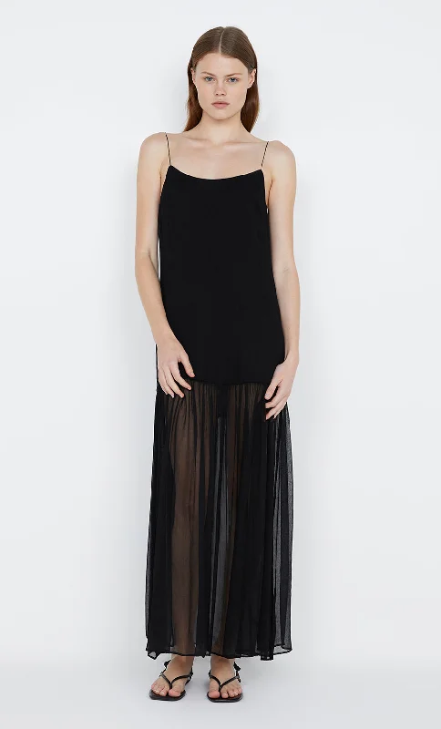 Maxi dresses with bow accents at the waist for a sweet appearanceMARESCA MAXI DRESS - BLACK Maxi dresses with bow accents at the waist for a sweet appearanceMARESCA MAXI DRESS - BLACK