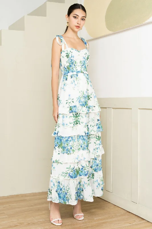 Polyester maxi dresses for easy - care and durabilityMAXINA MAXI