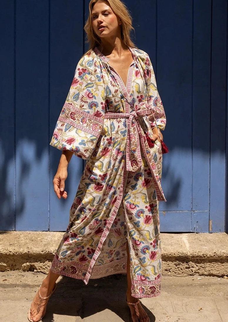 Maxi dresses with patchwork designs for a one - of - a - kind styleButton Down Maxi Dress Adriana Maxi dresses with patchwork designs for a one - of - a - kind styleButton Down Maxi Dress Adriana