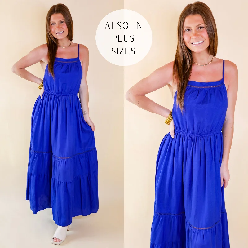 Printed maxi dresses with abstract patterns for an artistic lookTranquil Tides Tiered Maxi Dress in Royal Blue Printed maxi dresses with abstract patterns for an artistic lookTranquil Tides Tiered Maxi Dress in Royal Blue