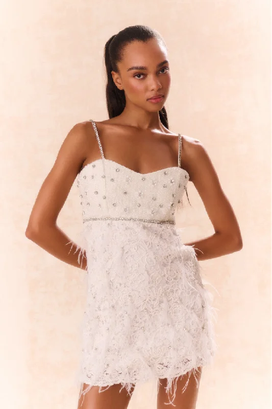 Sequined mini dresses for New Year's EveBrianne Beaded Mini Dress