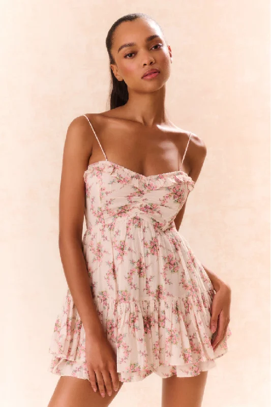 Mini dresses with wrap - around stylesLinny Floral Mini Dress