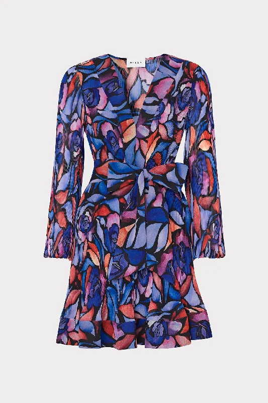 Mini dresses with button - down frontsLiv Dream Rose Pleated Dress