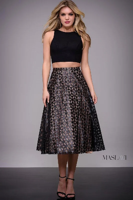 Bodycon dress made of cotton for a breathable option​Jovani M501 Two Piece Dress