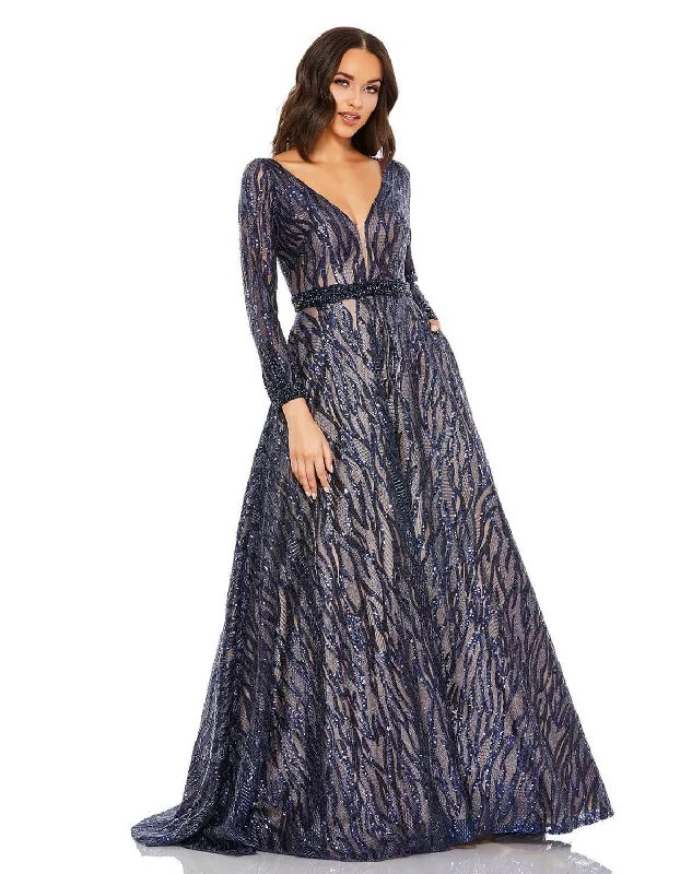 Metallic wedding guest dresses for a glamorous weddingMac Duggal 67592 Prom Long Sleeve Beaded Ball Gown Metallic wedding guest dresses for a glamorous weddingMac Duggal 67592 Prom Long Sleeve Beaded Ball Gown