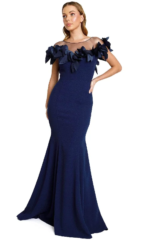 Wedding guest dresses with tiered skirts for a feminine lookNicole Bakti 604L - Formal Petal-Detailed Trumpet Gown Wedding guest dresses with tiered skirts for a feminine lookNicole Bakti 604L - Formal Petal-Detailed Trumpet Gown