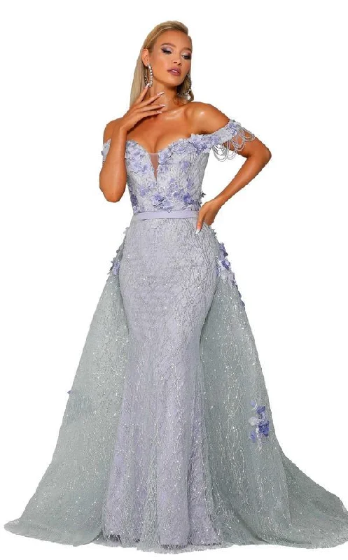 Bodycon dress made of satin for a luxurious feel​Portia And Scarlett 6001S Long Formal Evening Gown
