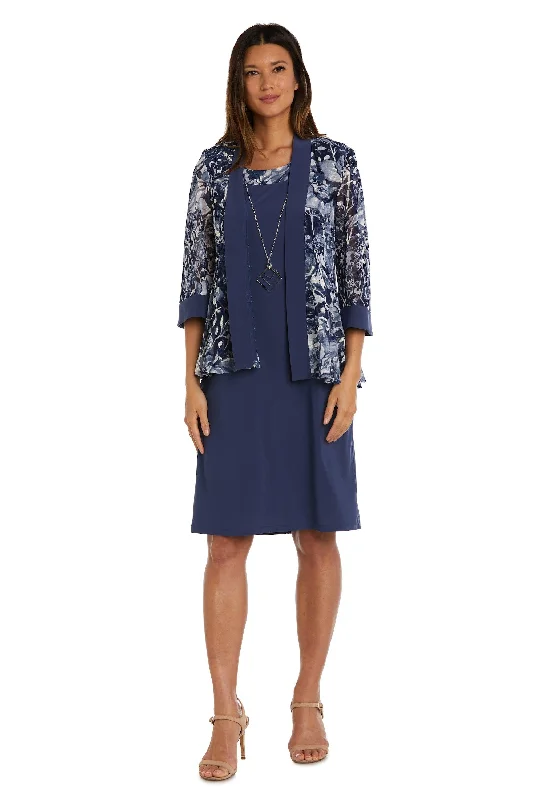 Animal - print cocktail dresses with a V - neck for a fierce lookR&M Richards 9649 Short Two Piece Jacket Dress Animal - print cocktail dresses with a V - neck for a fierce lookR&M Richards 9649 Short Two Piece Jacket Dress