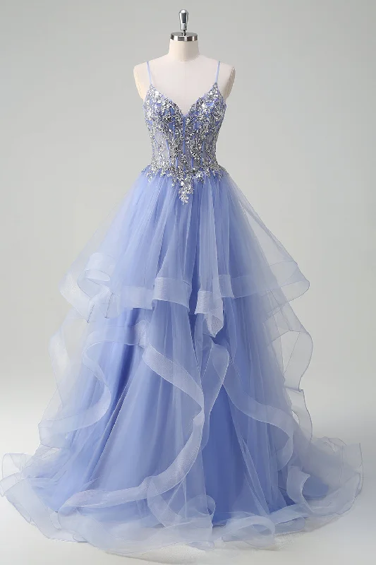 Sheath cocktail dresses in blush pink for a romantic lookSparkly Sequins Light Blue A Line Spaghetti Straps Long Prom Dress with Spiral Ruffles Sheath cocktail dresses in blush pink for a romantic lookSparkly Sequins Light Blue A Line Spaghetti Straps Long Prom Dress with Spiral Ruffles
