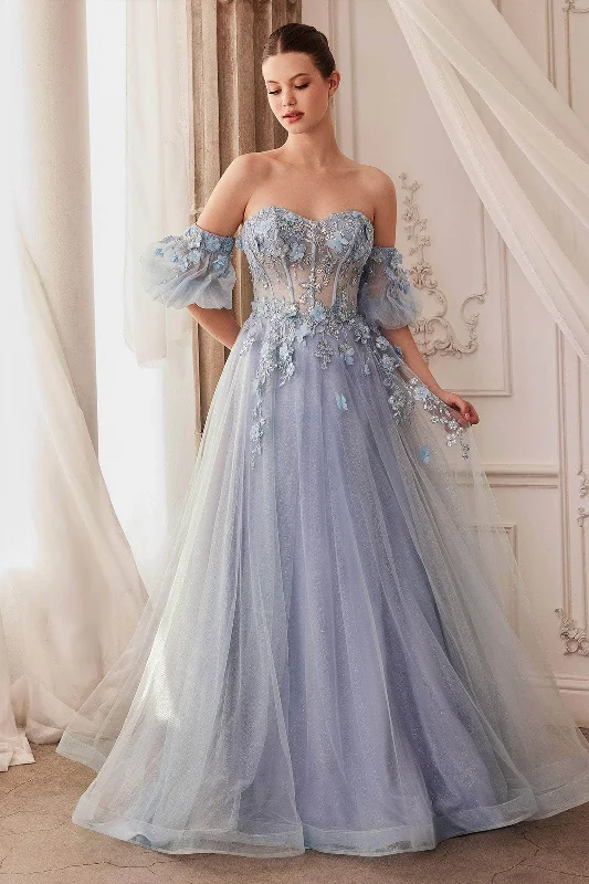 Sheath formal dresses with metallic thread detailing for a modern promAndrea and Leo A1108 - Detachable Sleeve Sweetheart Ballgown Sheath formal dresses with metallic thread detailing for a modern promAndrea and Leo A1108 - Detachable Sleeve Sweetheart Ballgown