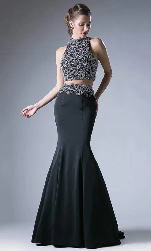 Formal dresses with ruched back panels and button - down fronts for a unique and flattering fitCinderella Divine - 11574 Beaded Two Piece Mermaid Gown Formal dresses with ruched back panels and button - down fronts for a unique and flattering fitCinderella Divine - 11574 Beaded Two Piece Mermaid Gown