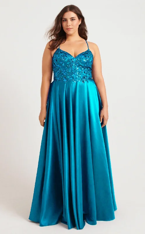 Formal dresses with tiered lace skirts and off - the - shoulder necklines for a feminine and elegant formal appearanceFaviana 9578 Dress Formal dresses with tiered lace skirts and off - the - shoulder necklines for a feminine and elegant formal appearanceFaviana 9578 Dress