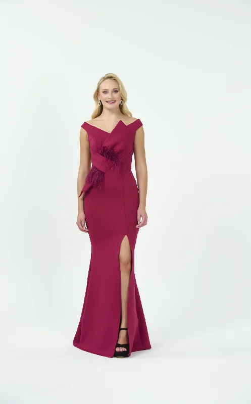 Prom dresses with one - shoulder designs and feather accents for a bold statementGygess G2325107 Dress Prom dresses with one - shoulder designs and feather accents for a bold statementGygess G2325107 Dress
