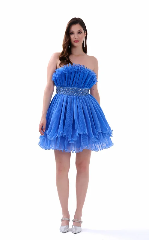 Party dresses with a ruched fabric for a textured and flattering effectGygess G2411017 Dress Party dresses with a ruched fabric for a textured and flattering effectGygess G2411017 Dress